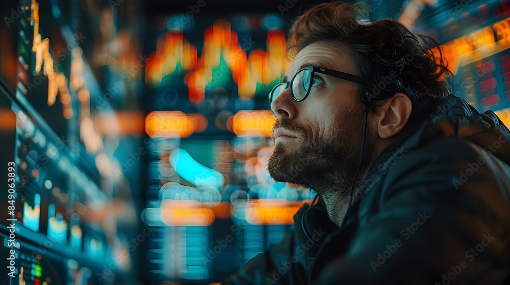 Poster hacker infiltrating financial system manipulating prices and transactions