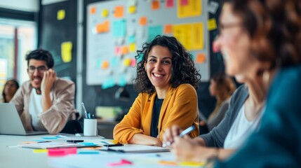 Fototapeta premium Emotional Intelligence Workshop in the Workplace: Enhancing Interpersonal Skills and Employee Well-being