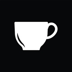 Coffee cup vector icon set. Cups of coffee tea symbol collection. Vector Illustration.