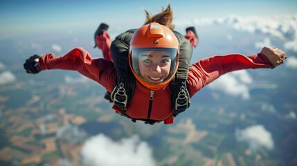 Skydiving with a Smile