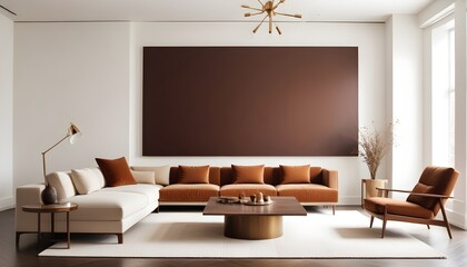 white and gold theme modern interior