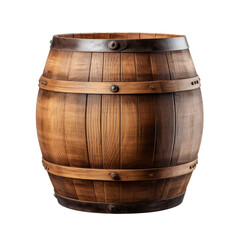 Obraz premium Barrel Isolated on Transparent Background, Png, Cut Out.