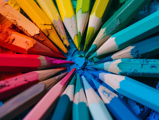 Naklejka premium Chromatic Secrets in Color Theory: Uncovering Hidden Dimensions