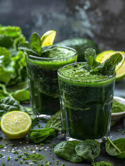 Fototapeta premium healthy smoothie