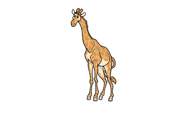 Adult Giraffe Animal RG