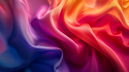 Obraz premium The fabric is distinguished by a smooth color transition. Its delicate texture adds depth and character, making it an ideal material for elegant clothing and decorative projects.