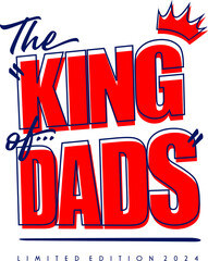 The king of dads -Typostyle
Design typographique avec les textes 