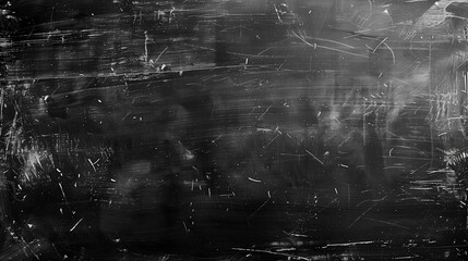 傷のある黒の背景、黒板
