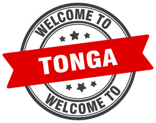 Welcome to Tonga stamp. Tonga round sign
