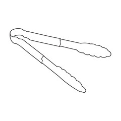 food tongs icon design