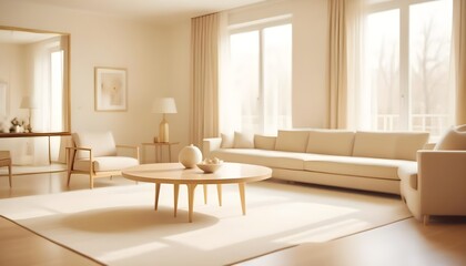 white and gold theme modern interior