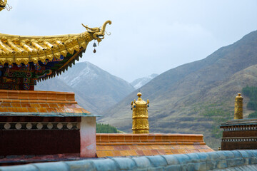 Labuleng Monastery, Gannan Tibetan Autonomous Prefecture, Gansu Province - temple complex