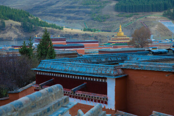 Labuleng Monastery, Gannan Tibetan Autonomous Prefecture, Gansu Province - temple complex