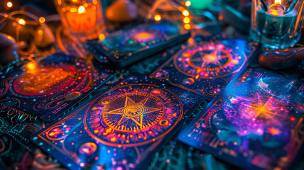 Seek guidance and understanding through the Oracle tarot deck, a bridge to accessing hidden realms of consciousness and illuminating the soul's profound essence.