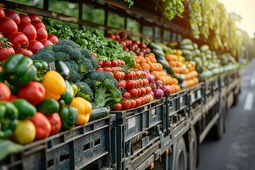 fresh vegetables on the counter