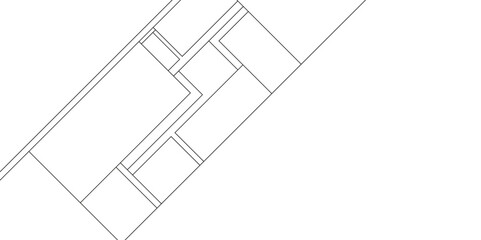 Geometric abstract Slanted parallel white and grey stripes background with lines, Abstract monochrome elegant geometric background business and technology concept, Illustration of the geometry.