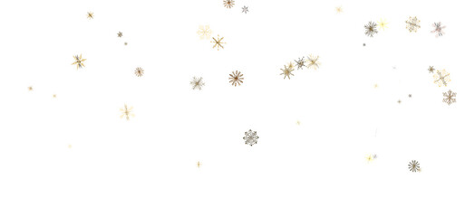 Snowflake Whirlwind: Exquisite 3D Illustration of Descending Christmas Snowflakes in Motion