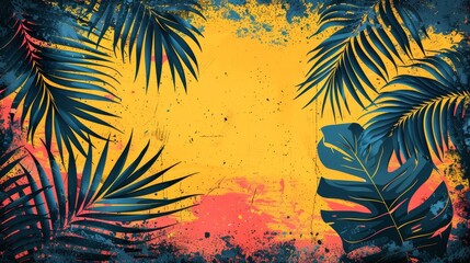 Abstract background illustration in the style of the 70s