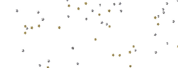 Stellar Symphony: Embark on a Visual Journey with 3D Gold Stars Rain