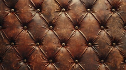 Fototapeta premium Attractive and tidy crafted brown leather backdrop