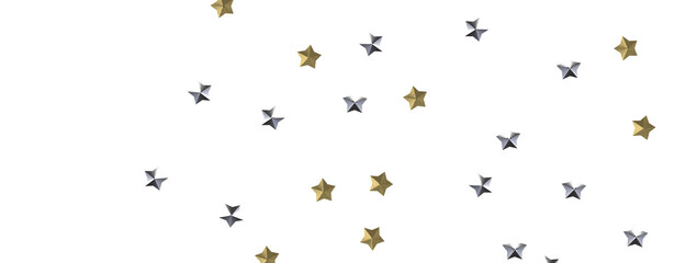 XMAS Stars - stars background, sparkle lights confetti falling. magic shining Flying christmas stars on night