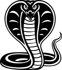 Fototapeta premium Majestic Cobra Mascot Logo Design Illustration