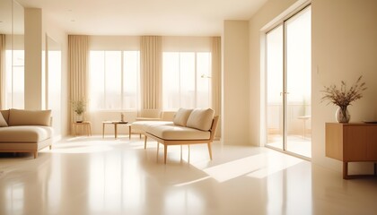 white and gold theme modern interior