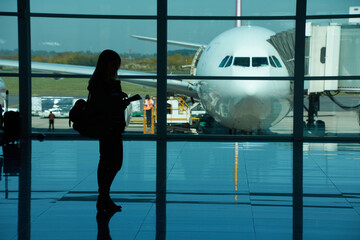 airplane in airport