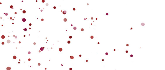 confetti png. red confetti falls from the sky.  3d