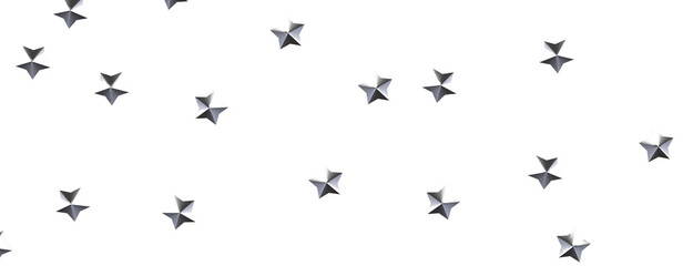 XMAS Stars - stars background, sparkle lights confetti falling. magic shining Flying christmas stars on night