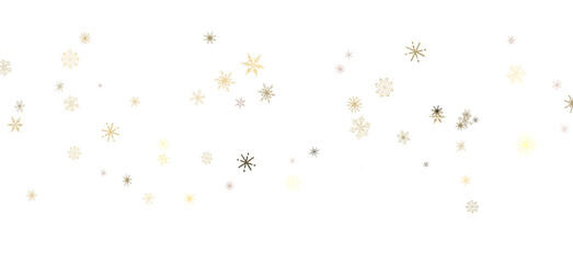 Winter Flurry: Mesmeric 3D Illustration Depicting Descending Festive Snowflakes