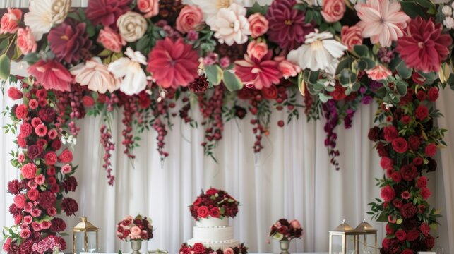 Add a touch of elegance to your event by adorning it with charming flower shapes