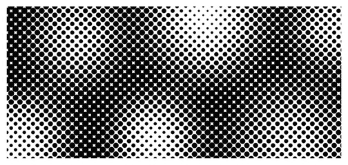 Set halftone gradient. Abstract dot gradient halftone pattern illustration