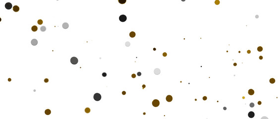 gold Confetti Glitter Overlay - PNG