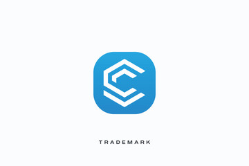 C Letter trademark brand logo