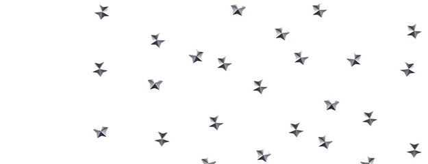 Descendant Christmas Constellations: Mind-Blowing 3D Illustration of Falling Festive Star Patterns