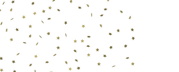 Stars - stars. Confetti celebration, Falling golden abstract decoration for party, birthday celebrate,