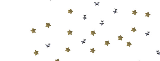 Heavenly Golden Shower: 3D Illustration Brings the Beauty of Stars to Life