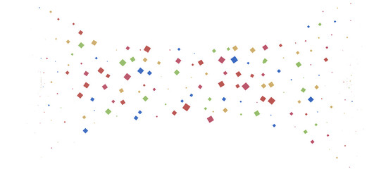 confetti png. Gold confetti falls from the sky. Glittering confetti on a transparent background. Holiday