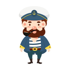 Cute man in sailor costume