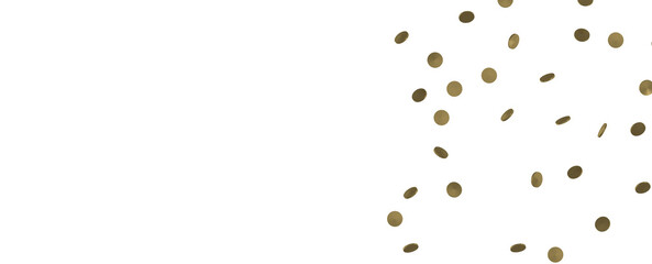 Elegant Embrace: Mesmerizing 3D Illustration Depicting Swirling Gold Confetti