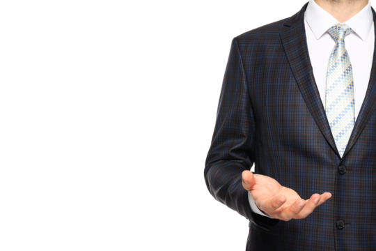 PNG, A man in a black suit, isolated on white background