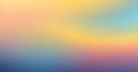 Obraz premium Modern flat Gradient background with soft, blended colors transitioning from blue to yellow vector style illustration