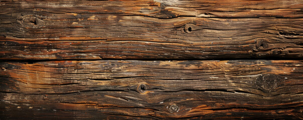 Rustic old wooden beam background with distressed texture and rich brown tones: Classic and earthy, adding a touch of the outdoors
