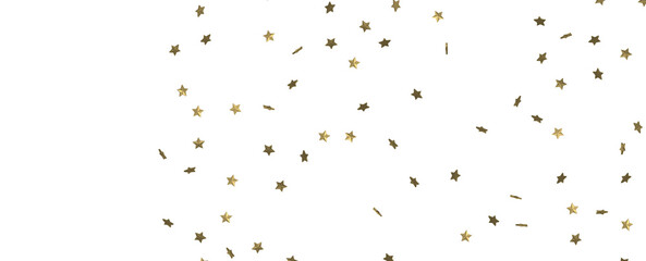 XMAS Stars - stars. Confetti celebration, Falling golden abstract decoration for party, birthday celebrate,
