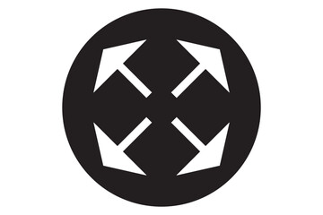 Fullscreen Icon. for web design on white background