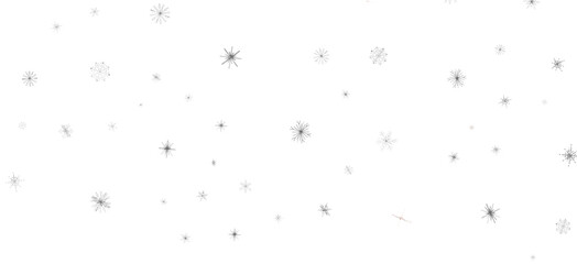 Snowflake Blizzard: Brilliant 3D Illustration Showcasing Descending Holiday Snowflakes