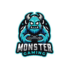 Awesome Monster Logo Mascot Design