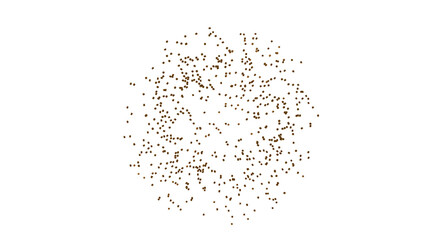 Molecular background with DNA. Network with connecting dots and lines.