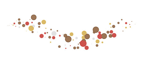 Multicolor confetti abstract background with a lot of falling pieces, isolated on a white background.